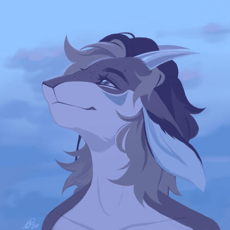 headshot/bust + scene
